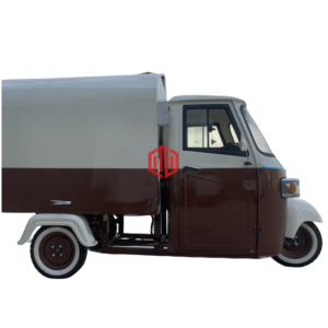 Retro Piaggio Electric Food Truck