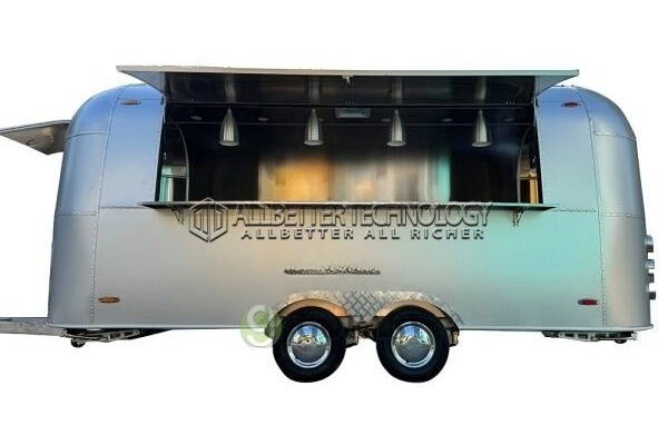 Aluminum Airstream Food Trailer Coffee Trailer