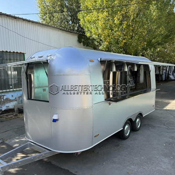 Aluminum Airstream Food Trailer