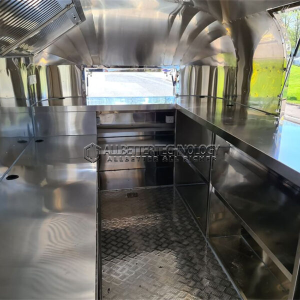 Aluminum Airstream Food Trailer