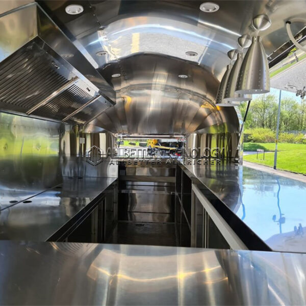 Aluminum Airstream Food Trailer