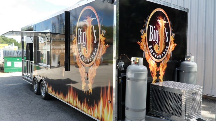 Barbecue Concession Trailer