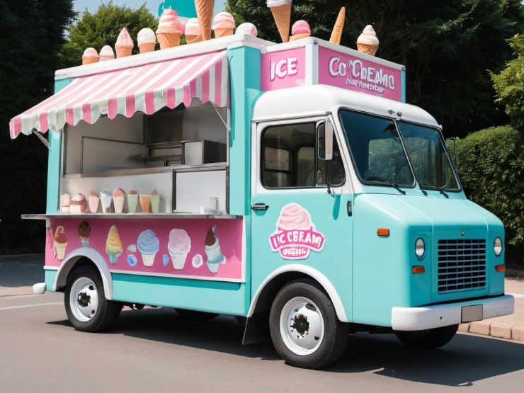 Ice Cream Catering Truck