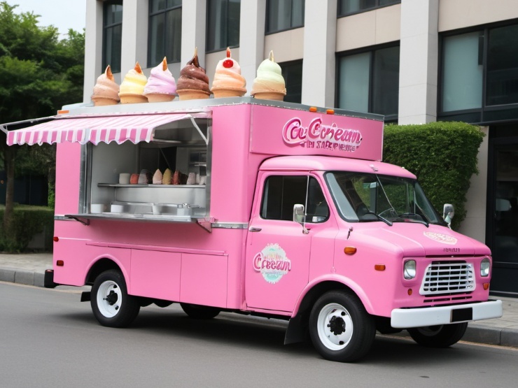 Ice Cream Catering Truck