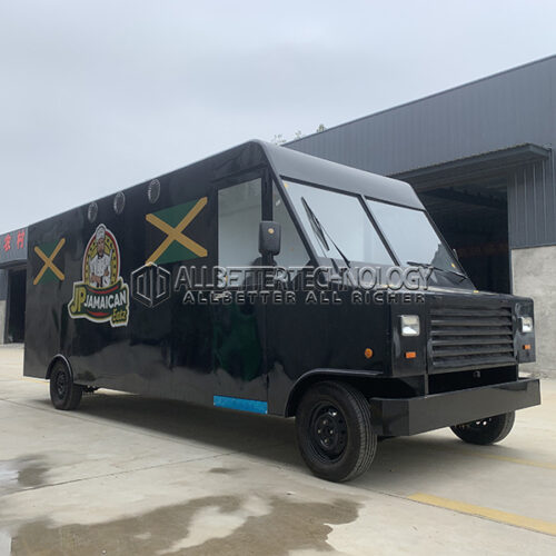 Black Electric Food Truck