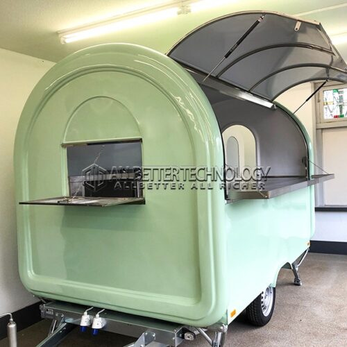 Cyan Small Round Trailer