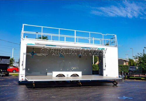 Double-decker Stage Square Trailer