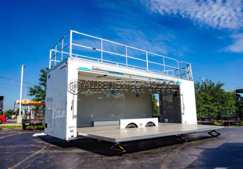 Double-decker Stage Square Trailer