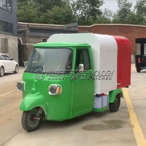 Electric Piaggio Pizza Food Truck