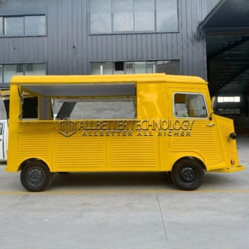 High Quality Yellow Retro Food Truck