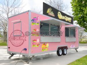 Portable Ice Cream Trailer