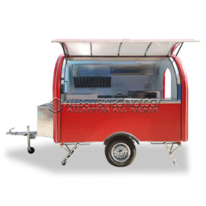 Red Small Round Trailer