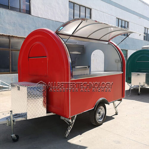 Red Small Round Trailer