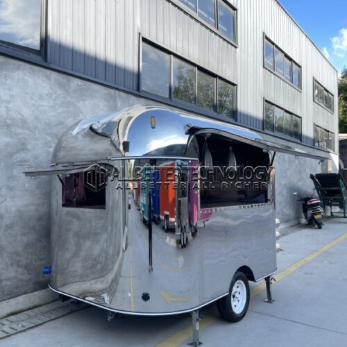 8.5FT Mirror Airstream Food Trailer