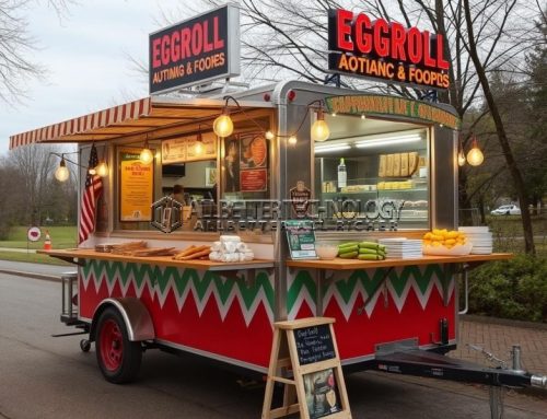 Eggroll Food Trailer: Mobile Street Food Trailer