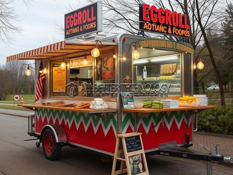 Eggroll Food Trailer