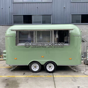 13FT Matte Green Airstream Food Trailer