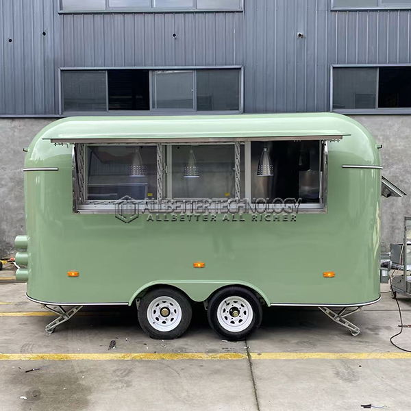 13FT Matte Green Airstream Food Trailer