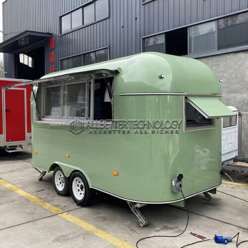 13FT Matte Green Airstream Food Trailer
