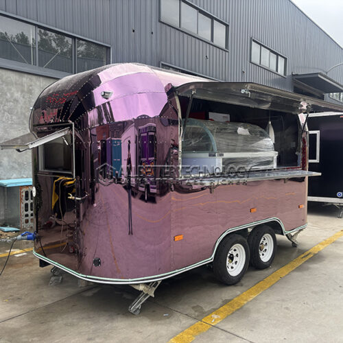 13ft purple airstream food trailer