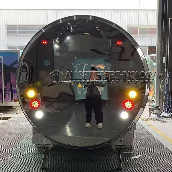 13FT Mirror Single Window Airstream Food Trailer6
