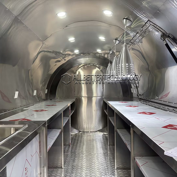 13FT Mirror Single Window Airstream Food Trailer6