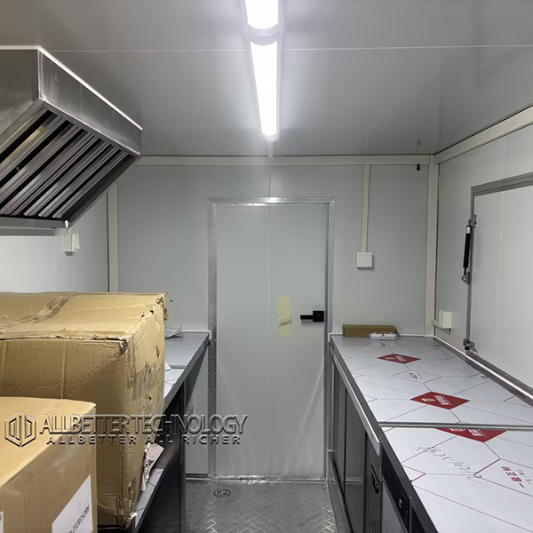 13FT Red Single Window Square Food Trailer