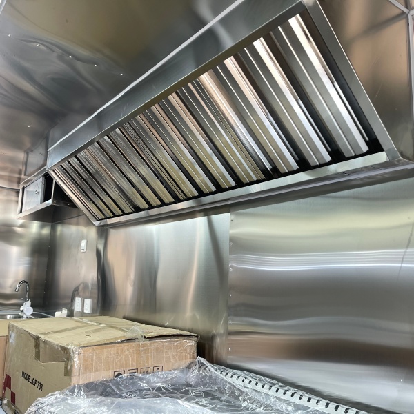 13FT Black Square Food Trailer with LED - Image 10