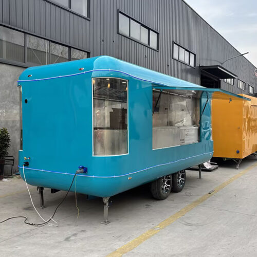 19.7FT Blue Cloud Warehouse Food Trailer19.7FT Blue Cloud Warehouse Food Trailer