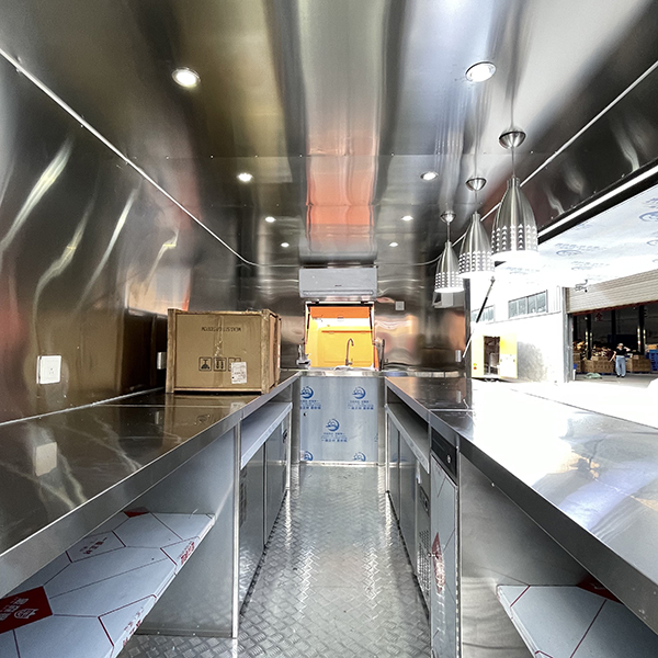 13FT Black Single Window Square Food Trailer