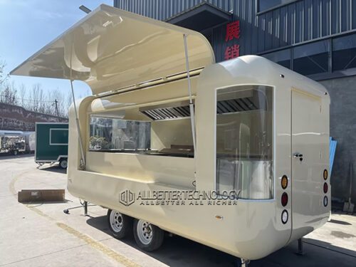 15FT White Cloud Warehouse Food Trailer