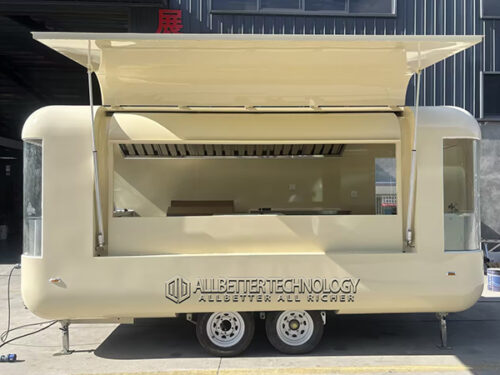 15FT White Cloud Warehouse Food Trailer