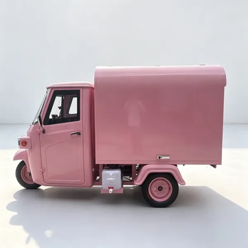 10.8FT Pink Piaggio Food Truck