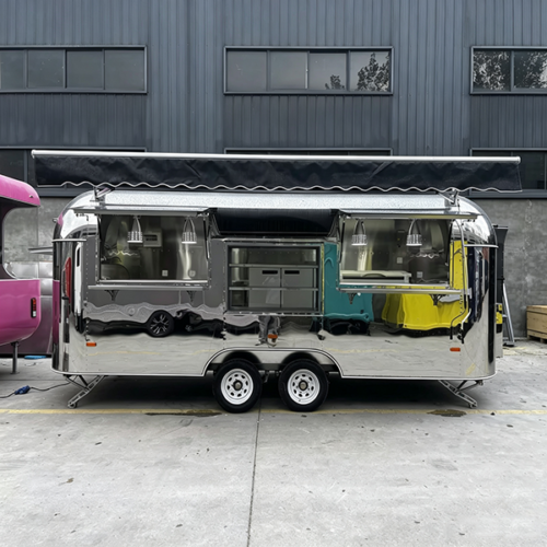 13FT Mirror Double Window Airstream Food Trailer