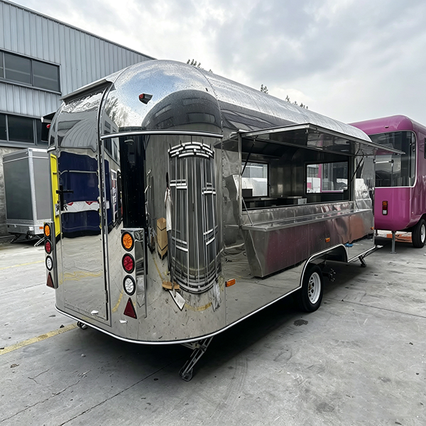 13FT Mirror Double Window Airstream Food Trailer