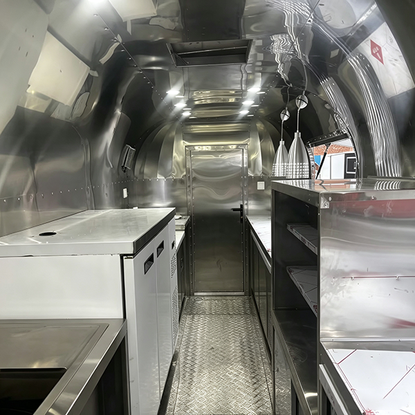 13FT Mirror Double Window Airstream Food Trailer